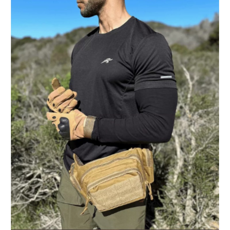 Edc Concealed Carry Fanny Pack - 1 pièce Sac banane tactique Molle
