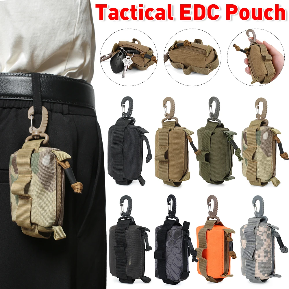 Edc Concealed Carry - DulEDC-Porte-cartes à fermeture éclair en poudre