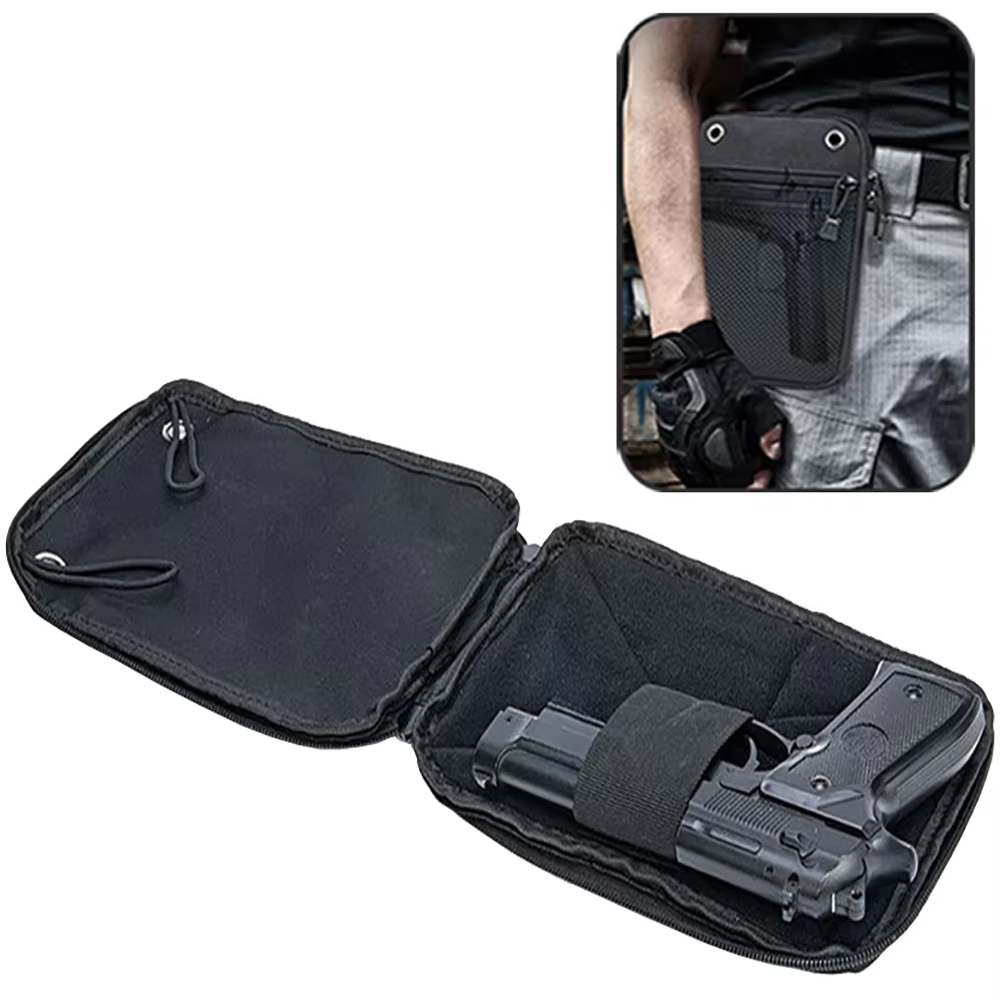Edc Concealed Carry Fanny Pack - Étui tactique Molle pour arme à