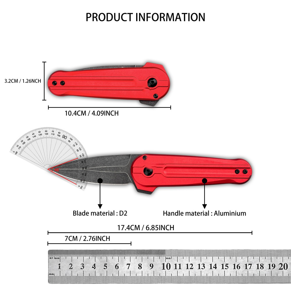Couteau de poche pliant à manc - Edc Carry For Men avis et prix