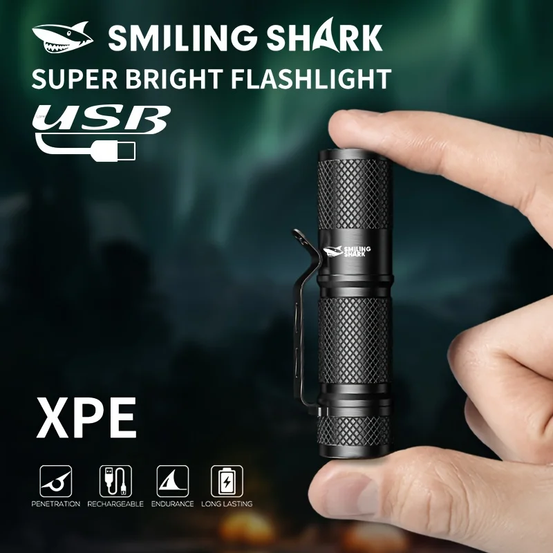 SMILING SHARK Mini lampe torch - Edc Carry Flashlight avis et prix