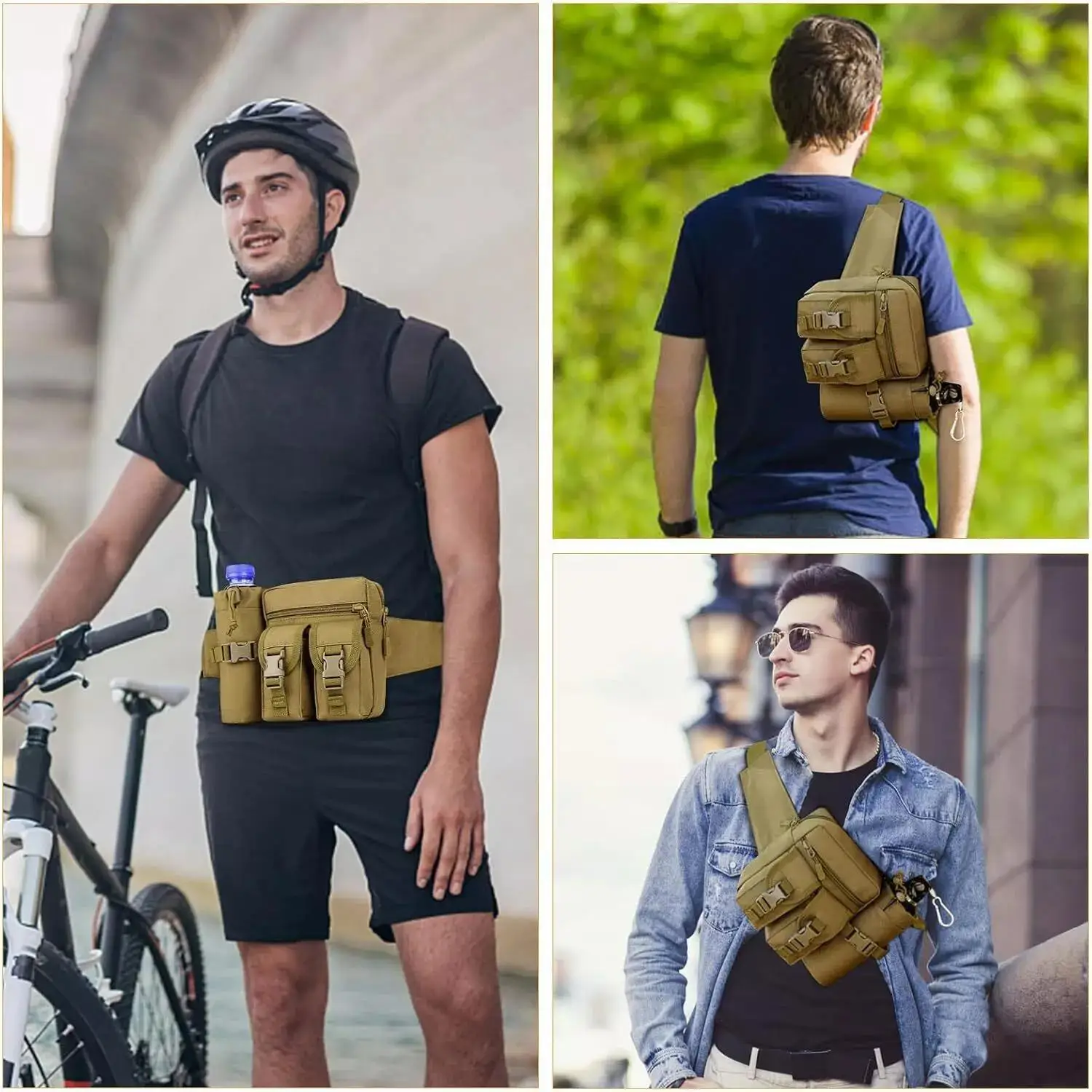 Sac banane tactique pour homme - Edc Concealed Carry Fanny Pack avis et prix