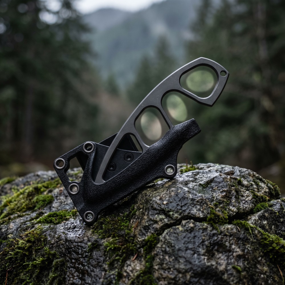 Couteau à lame fixe portable E - Edc Fixed Blade Deep Carry avis et prix