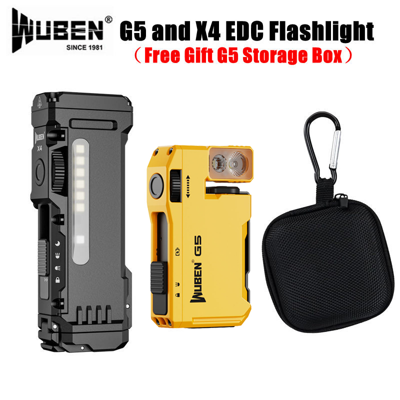 Lampe torche EDC WUBEN G5 & X4 - Edc Carry Flashlight avis et prix