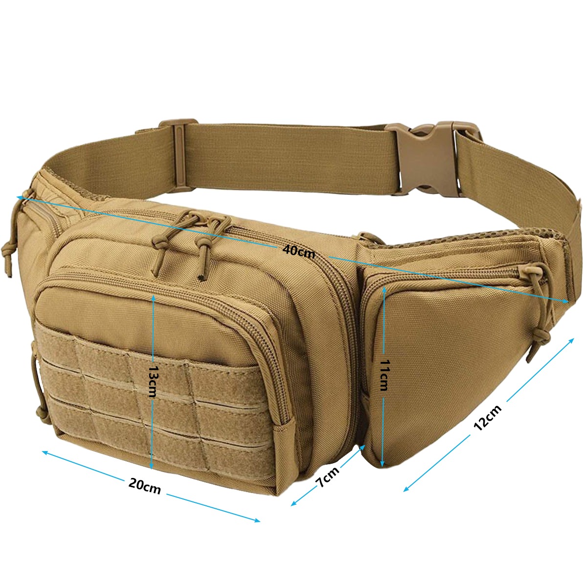 Sac banane tactique MOLLE pour - Edc Concealed Carry Fanny Pack avis et prix