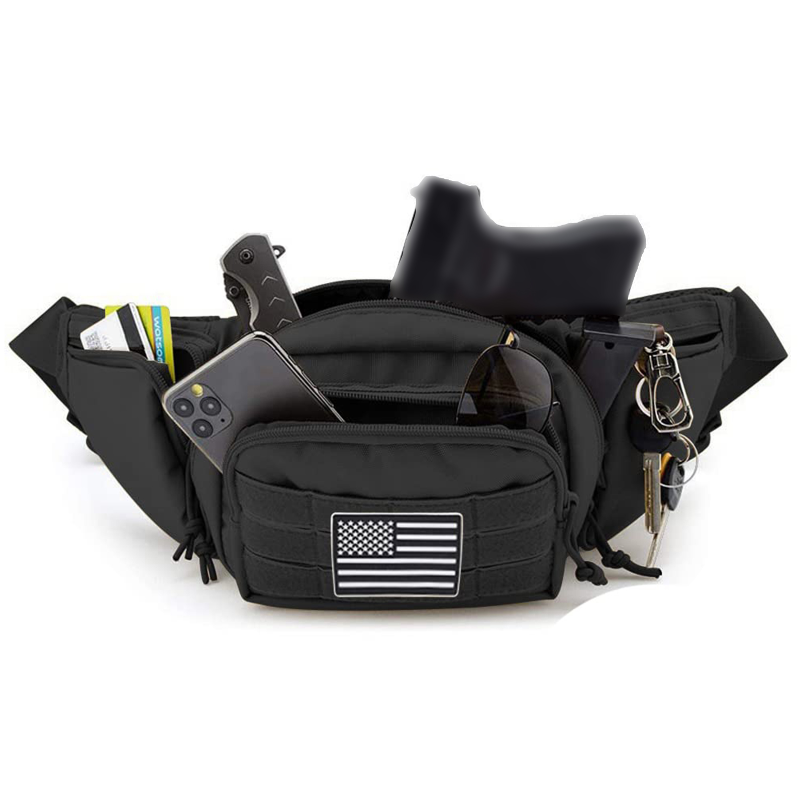 Sac banane tactique étanche po - Edc Concealed Carry Fanny Pack avis et prix