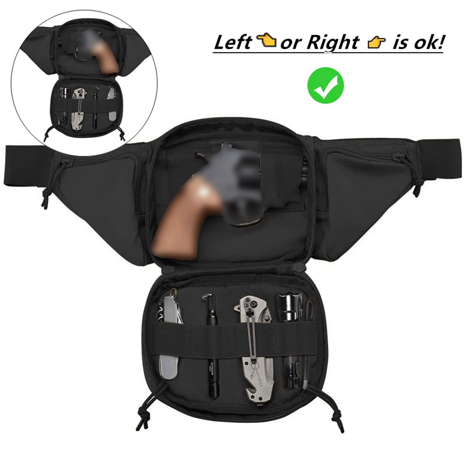 DulFanny-Sac de Transport Diss - Edc Concealed Carry Fanny Pack avis et prix